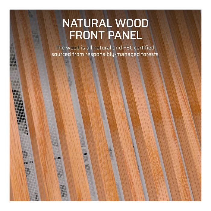 Corsair FRAME 5000D WOOD RS Midi Tower Nuez, Blanco