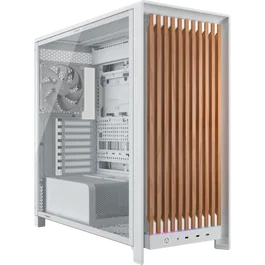 Corsair FRAME 5000D WOOD RS Midi Tower Nuez, Blanco