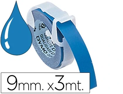 DYMO Cinta de Rotular 3D 9 mm x 3 m Azul DYMO Cinta de Rotular 3D 9 mm x 3 m Azul