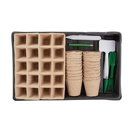 Grow Conjunto para plantar plantas de jardín 47 pcs