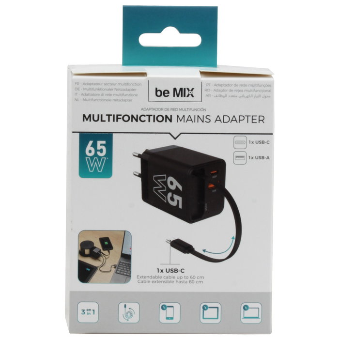 Be Mix Puerto Usb Adaptador Tipo C Con Dos Puertos Usb (Tipo A y Tipo C) Y Cable Tipo C Be Mix Puerto Usb Adaptador Tipo C Con Dos Puertos Usb (Tipo A y Tipo C) Y Cable Tipo C