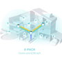 TP-Link Deco X55 AX3000 Wi-Fi 6 Mesh (3-Pack) Blanco