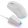 Mars Gaming Ratón Gaming Inalámbrico MM-T3 Batería Recargable Blanco Hasta 14400 DPI