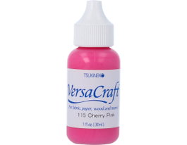 Tsukineko Tinta VERSACRAFT rosa cereza 30ml Bote cánula