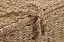 DKD Home Decor Cesta Balines Seagrass y Hierro Natural 35 x 26 x 52 cm Set de 3