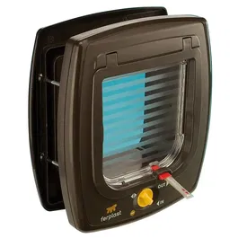 Ferplast Puerta Marron Llave Swing 7 Set para Gatos y Perros Pequeños