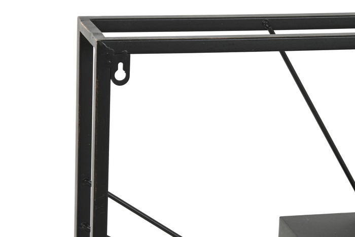 DKD Home Decor Reloj de Pared Loft 8 x 80 x 80 cm Dorado Negro Metal Cristal