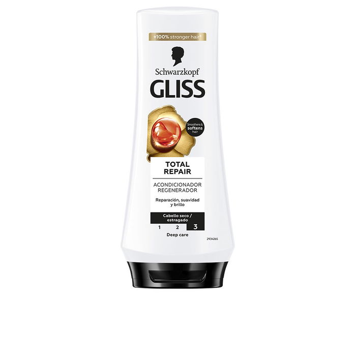 Schwarzkopf Mass Market GLISS TOTAL REPAIR Acondicionador para Cabello Seco, 200 ml Schwarzkopf Mass Market GLISS TOTAL REPAIR Acondicionador para Cabello Seco, 200 ml