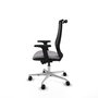PIQUERAS Y CRESPO Silla de oficina Mardos Gris/Negro con Mecanismo Sincro/Traslack