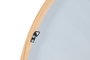 DKD Home Decor Espejo de Pared de Pino y Cristal Natural 82x82 cm