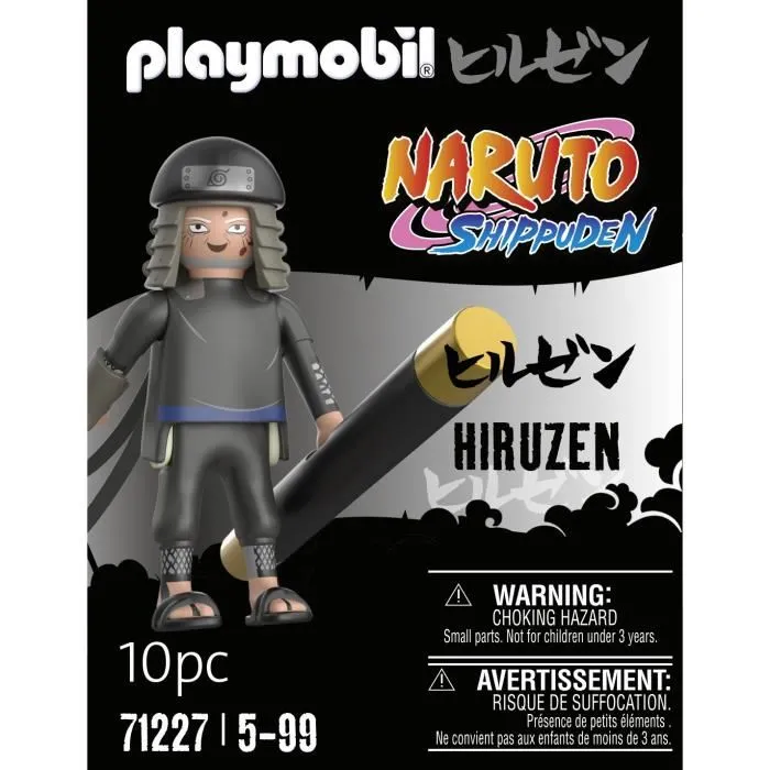 Playmobil Hiruzen Naruto Shippuden con bastón de combate