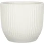 Deroma Maceta Redonda Blanca 231, 10 Litros, 27 cm de Diametro