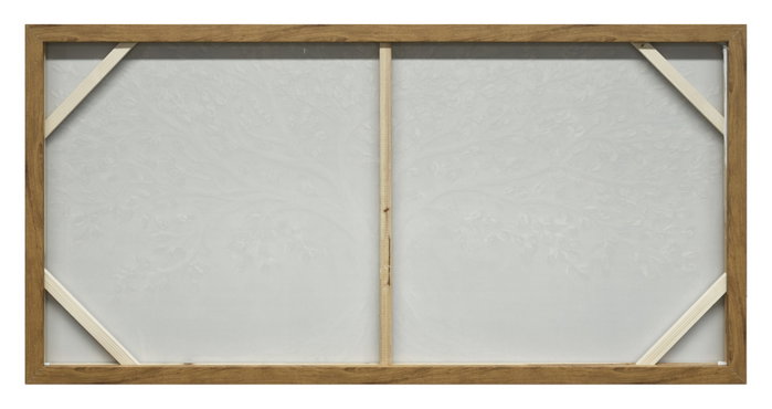 DKD Home Decor Cuadro Lienzo Árbol Pintado a Mano 140x70x3,7 cm