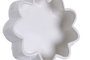 DKD Home Decor Centro de Mesa Cerámica Blanco 25x25x8.5 cm