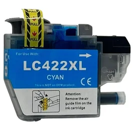 Generico Tinta para Brother LC422XL Cyan 18 ml Bulk