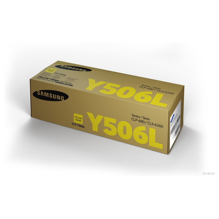 SAMSUNG Cartucho de Tóner Original Amarillo CLT-Y506L / SU515A de Alta Capacidad (High Yield)