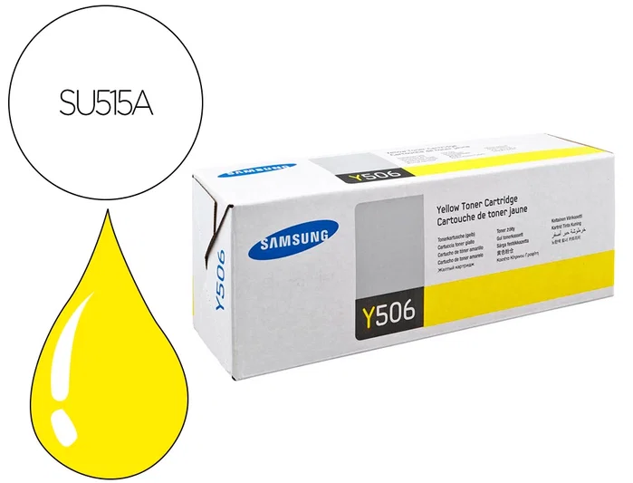 HP Cartucho de Tóner Samsung CLT-Y506L Amarillo XL HP Cartucho de Tóner Samsung CLT-Y506L Amarillo XL