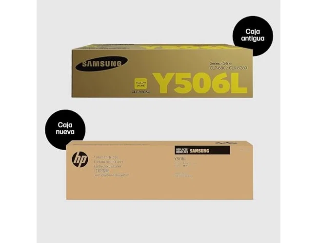 HP Cartucho de Tóner CLT-Y506L Amarillo de Alta Capacidad SU515A