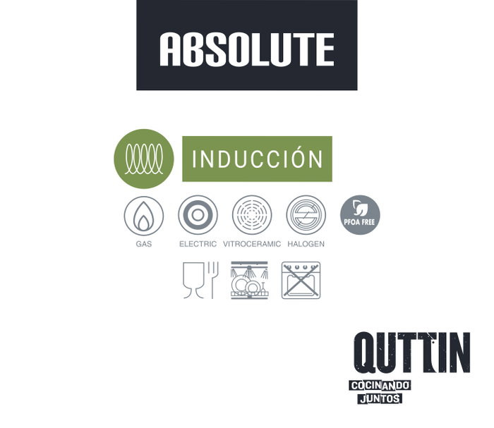 Inde Pack de 6 Sartenes de Aluminio Forjado 24 cm con Recubrimiento Absolut Quttin para Inducción Inde Pack de 6 Sartenes de Aluminio Forjado 24 cm con Recubrimiento Absolut Quttin para Inducción