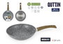 Inde Pack de 6 Sartenes de Aluminio Forjado 24 cm con Recubrimiento Absolut Quttin para Inducción