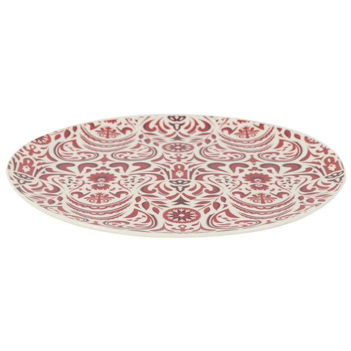 Home Deco Factory Plato Llano Jaipur Market 26 cm - Colección Jaipur, Polipropileno