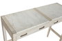 DKD Home Decor Barra Cocina Moderno Natural Blanco Mango y Mármol 40 x 96 x 112 cm Set de 3 Taburetes