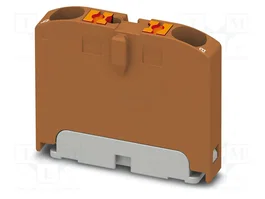 PHOENIX CONTACT PTFIX 2X2,5 BN Conector de carril push-in marrón