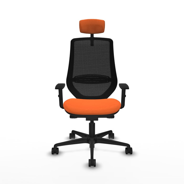 PIQUERAS Y CRESPO Silla de oficina Mardos con mecanismo Sincro/Traslack Naranja y Negro PIQUERAS Y CRESPO Silla de oficina Mardos con mecanismo Sincro/Traslack Naranja y Negro