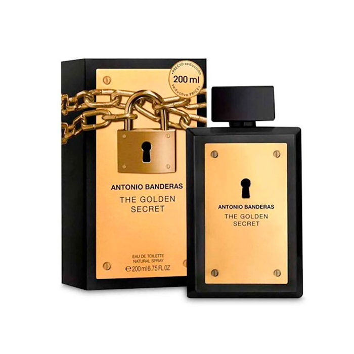 Antonio Banderas THE GOLDEN SECRET Eau de Toilette vaporizador para hombre 200 ml