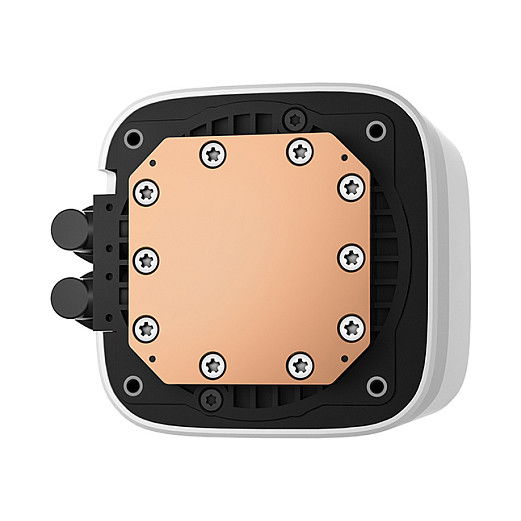 Deepcool LE240 WH V2 - Kit de Refrigeración Líquida para CPU, AIO 240mm, 2 Ventiladores ARGB de 120mm, Blanco, Compatible con Intel y AMD