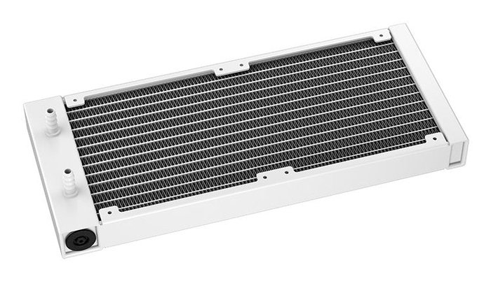 DeepCool LE240 V2 Refrigeración Líquida All-in-One (AIO) CPU 240mm RGB Blanco, 2 Ventiladores de 120mm, Compatible con Intel y AMD, LE240-WHAMMN-G-2