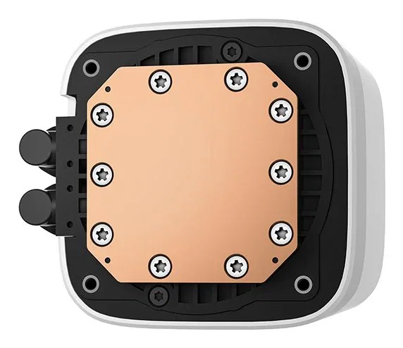 DeepCool LE240 V2 Refrigeración Líquida All-in-One (AIO) CPU 240mm RGB Blanco, 2 Ventiladores de 120mm, Compatible con Intel y AMD, LE240-WHAMMN-G-2