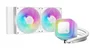 DeepCool LE240 V2 Refrigeración Líquida All-in-One (AIO) CPU 240mm RGB Blanco, 2 Ventiladores de 120mm, Compatible con Intel y AMD, LE240-WHAMMN-G-2