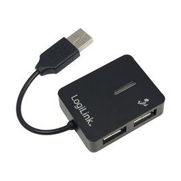 LogiLink UA0139 Hub USB 2.0 con 4 Puertos para Expansión de Conexiones