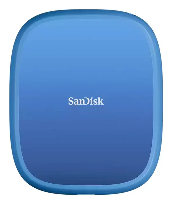 SanDisk SSD externo SDSSDE62C-1T00-G25 1 TB USB-C 3.2 Gen 2 Azul, velocidad lectura 1000 MB/s, resistencia IP65 agua y polvo