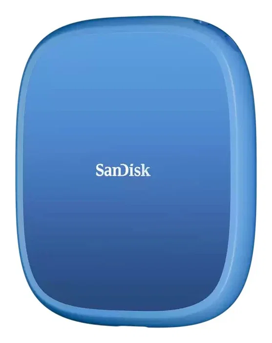 SanDisk SSD externo SDSSDE62C-1T00-G25 1 TB USB-C 3.2 Gen 2 Azul, velocidad lectura 1000 MB/s, resistencia IP65 agua y polvo