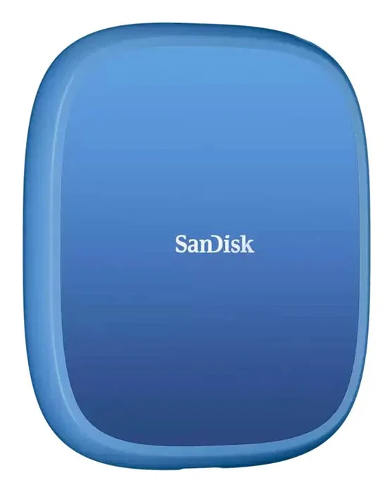 SanDisk SSD externo SDSSDE62C-1T00-G25 1 TB USB-C 3.2 Gen 2 Azul, velocidad lectura 1000 MB/s, resistencia IP65 agua y polvo