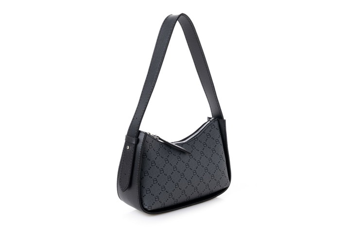 Lucky Bees 1296 Bolso de Hombro Cuero Polivinilo Gris, Negro 23x7x15 cm Lucky Bees 1296 Bolso de Hombro Cuero Polivinilo Gris, Negro 23x7x15 cm