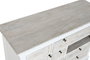 DKD Home Decor Cajonera Romantico Blanco 40x80x115 cm 4 Cajones 3 Puertas