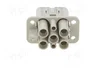 ILME CQF 04/2 Plantilla de Contacto Hembra HDC 4 Pines 40A 600V