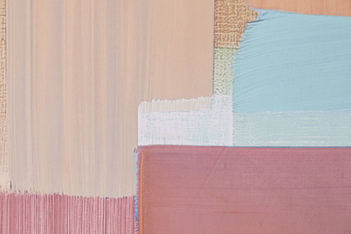 DKD Home Decor Cuadro Abstracto Multicolor Lienzo y PS 102.5 x 102.5 x 3.5 cm (2 Unidades)