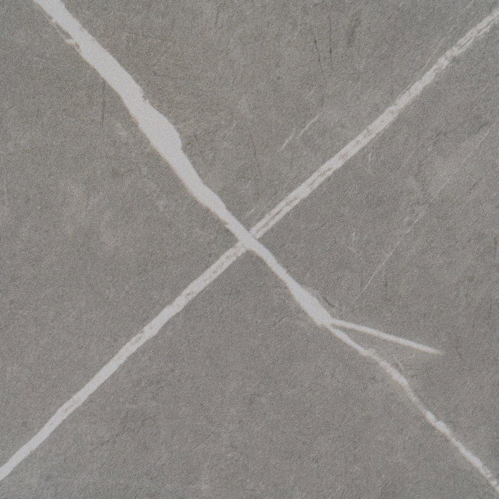 Mesa Comedor Gris Piedra Sinterizada 100 X 100 X 75 cm