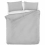 Aucune Juego de cama Gris con funda nórdica de 220x240 cm y 2 fundas de almohada de 60x60 cm