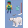 PLAYMOBIL My Life Zoo: Oso Polar y Cuidador