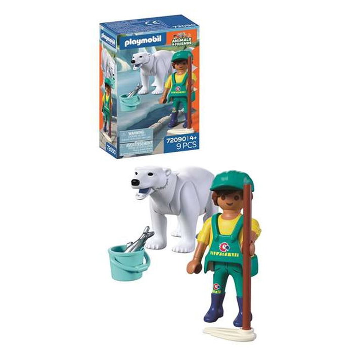PLAYMOBIL My Life Zoo: Oso Polar y Cuidador PLAYMOBIL My Life Zoo: Oso Polar y Cuidador