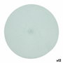 Quid Mantel Individual Vita Aqua Turquesa 38 cm (12 Unidades)