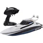 Silverlit Lancha teledirigida 4SPEED Blanco y Negro