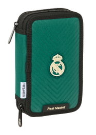 Safta Plumier Escolar Doble Real Madrid 2ª Equipación 26/27