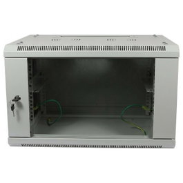 ALLNET Armario de red 19 pulgadas 9HE 450mm Lichtgrau SMA-Serie