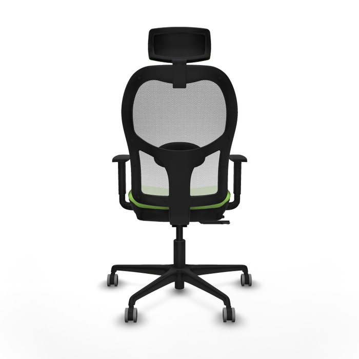 PIQUERAS Y CRESPO Silla de oficina Jorquera Sincro/Traslack Pistacho y Blanco